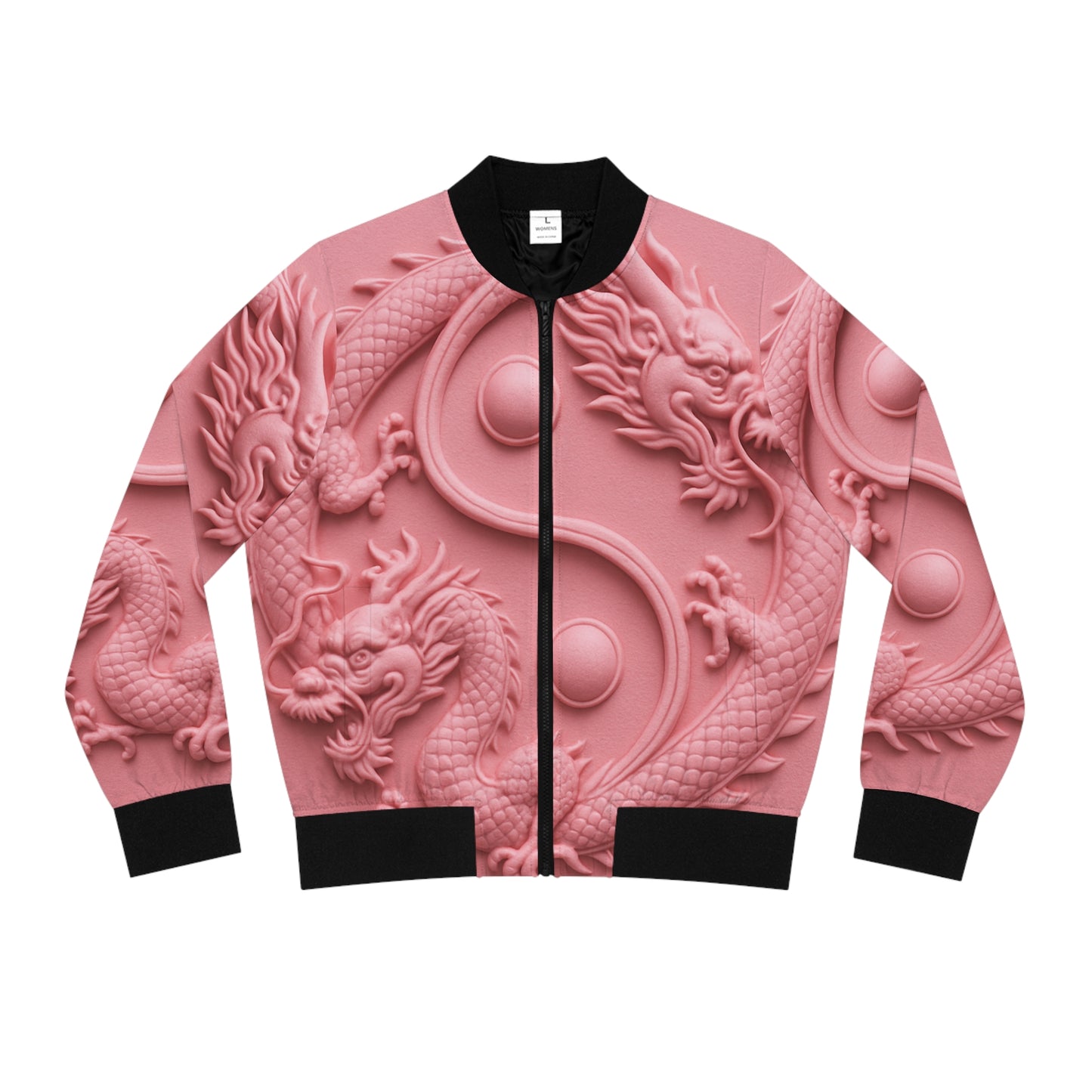 Women's Pink Feng Shui Bomber Jacket